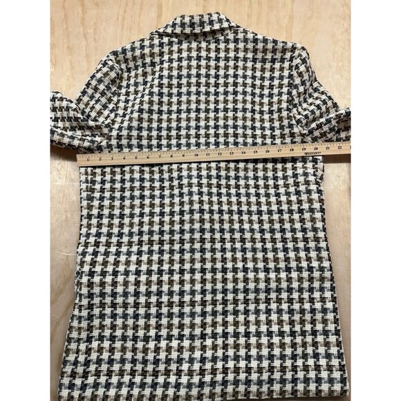 VTG Jessica Scott Emporium 80s Career Tweed Wool Blazer Plaid Pencil Skirt 14 M - Picture 7 of 15